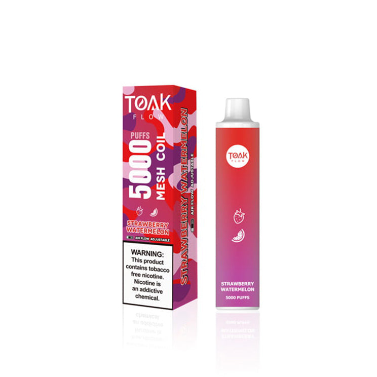 TOAK Flow 5,000 Puffs sold by VPdudes made by Mighty Vapors | Tags: Disposables, Mighty Vapors, new, TOAK Flow