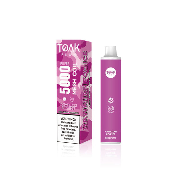 TOAK Flow 5,000 Puffs sold by VPdudes made by Mighty Vapors | Tags: Disposables, Mighty Vapors, new, TOAK Flow