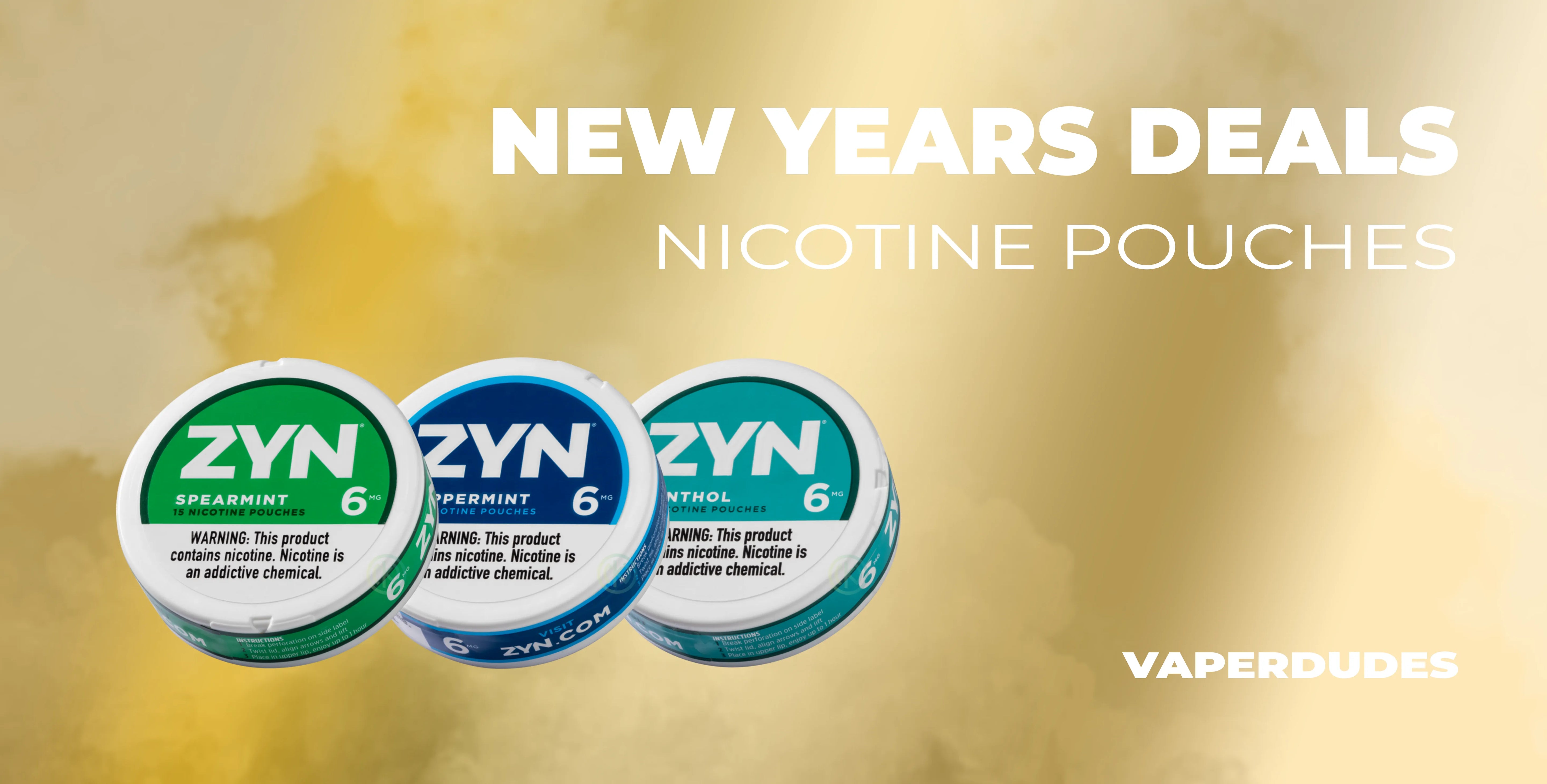 New Year 2026 Nicotine Pouches Deals: Start Fresh With Big Savings at VaperDudes