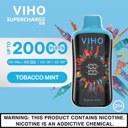 VIHO Supercharge Pro 20000 Puffs