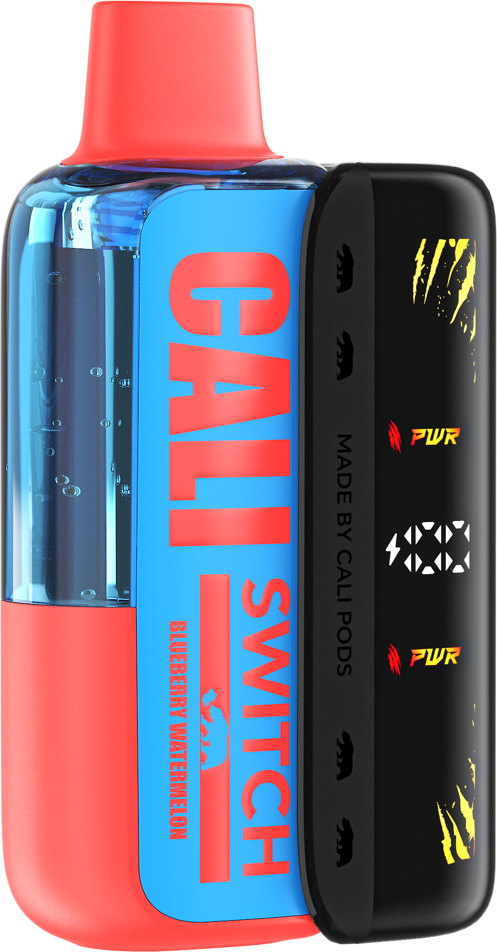 Cali Switch 50K Blueberry Watermelon Kit with rechargeable battery - 50,000 puffs, 15mL, 5% nicotine
