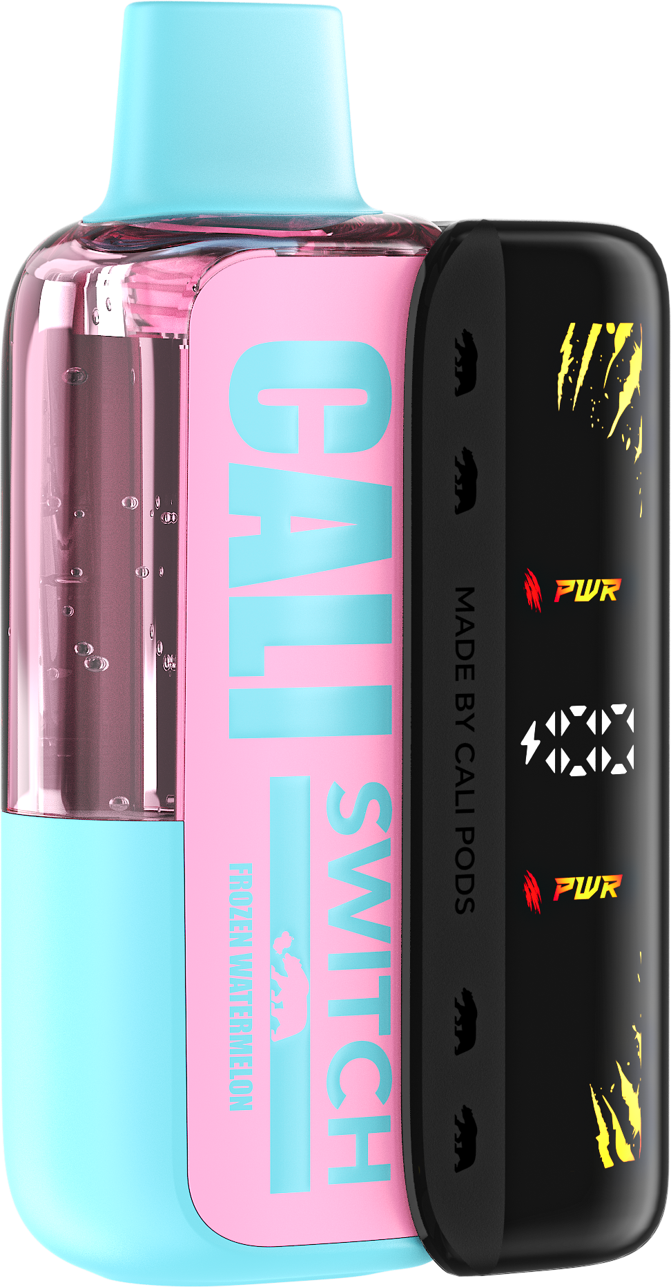 Cali Switch 50K Frozen Watermelon Kit with rechargeable battery - 50,000 puffs, 15mL, 5% nicotine