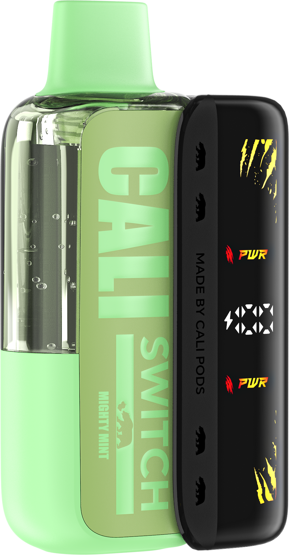 Cali Switch 50K Mighty Mint Kit with rechargeable battery - 50,000 puffs, 15mL, 5% nicotine