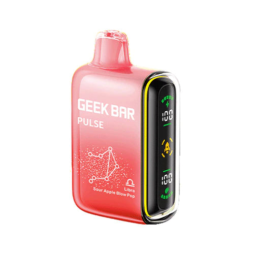 Sour Apple Blow Pop Geek Bar Pulse 15000 Disposable Vape