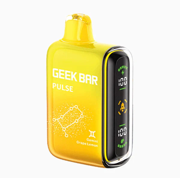 Grape Lemon Geek Bar Pulse 15000 Disposable Vape