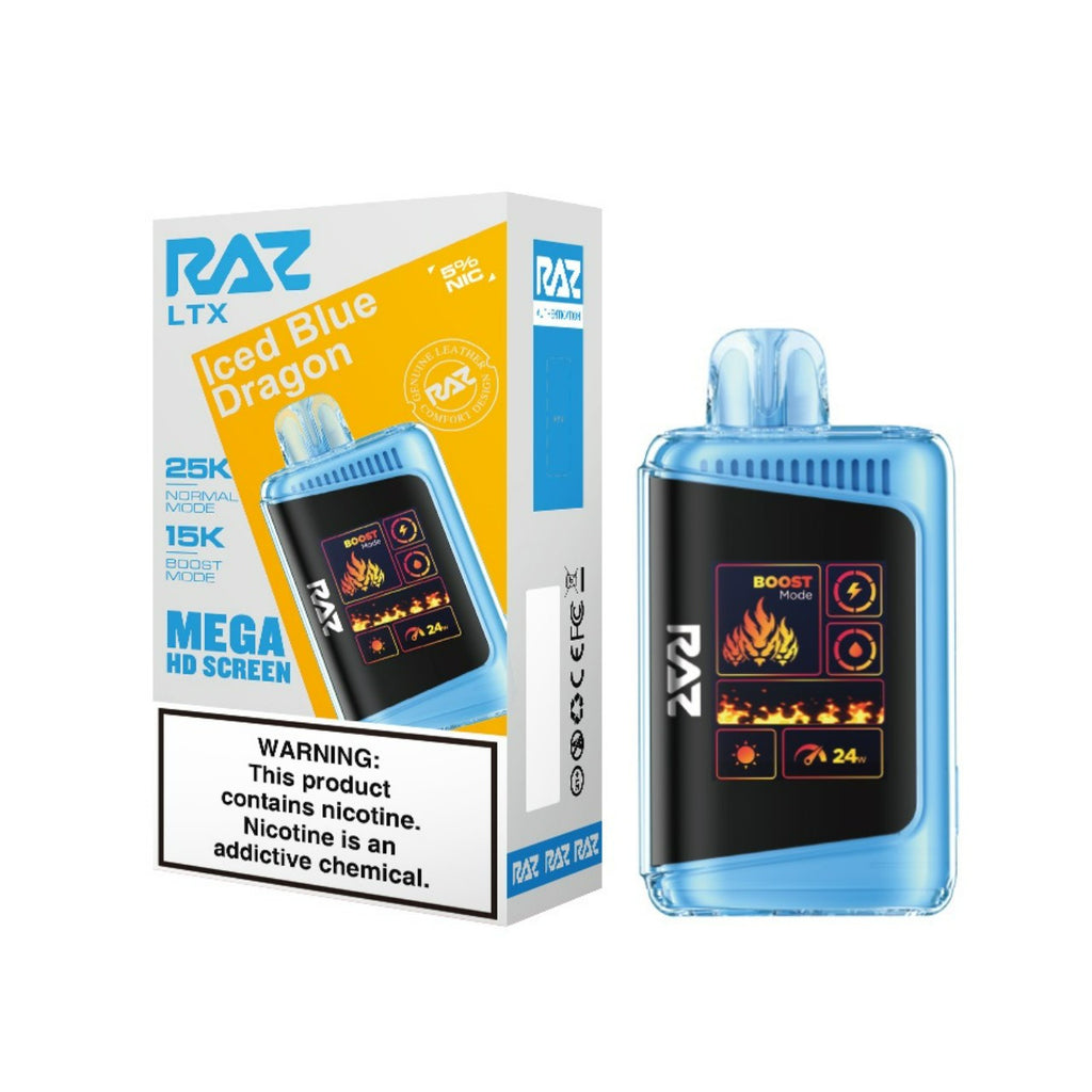 Vape Shop Raz LTX 25K Razzle Dazzle  Elisa Wholsale Fire And Ice