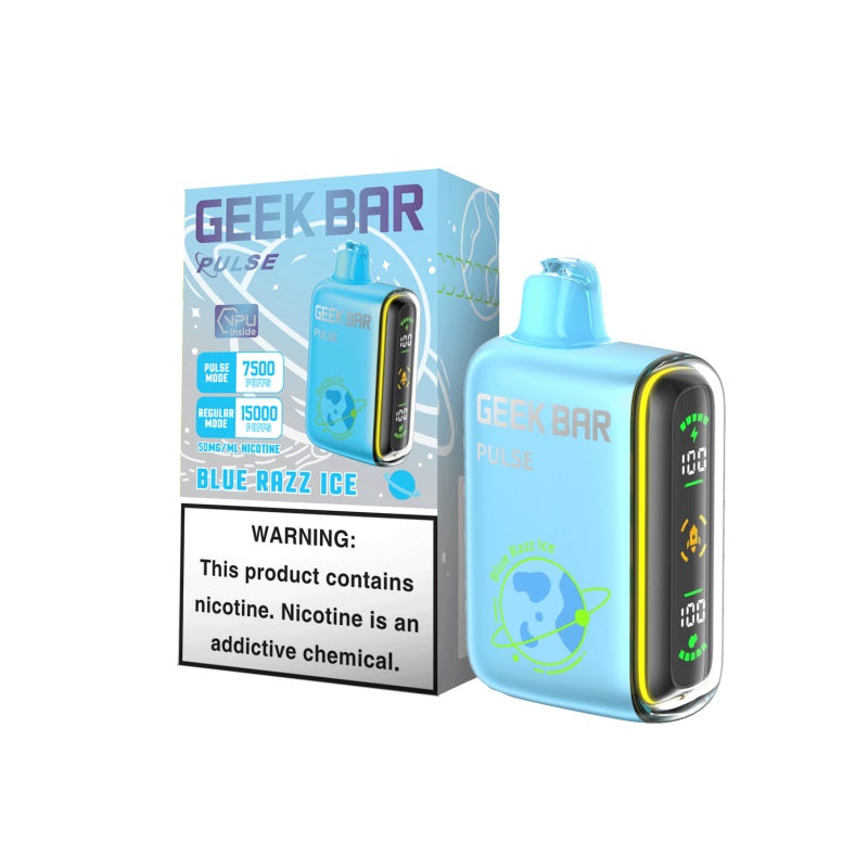 Blue Razz Ice Geek Bar Pulse 15k Blue Razz Ice Geek Bar Pulse 15k