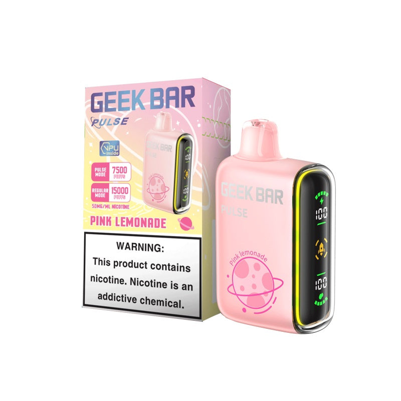 Geek Bar Flavors Vape Pink Lemonade Geek Bar Pulse 15k Geek Bar Flavors Vape Pink Lemonade Geek Bar Pulse 15k