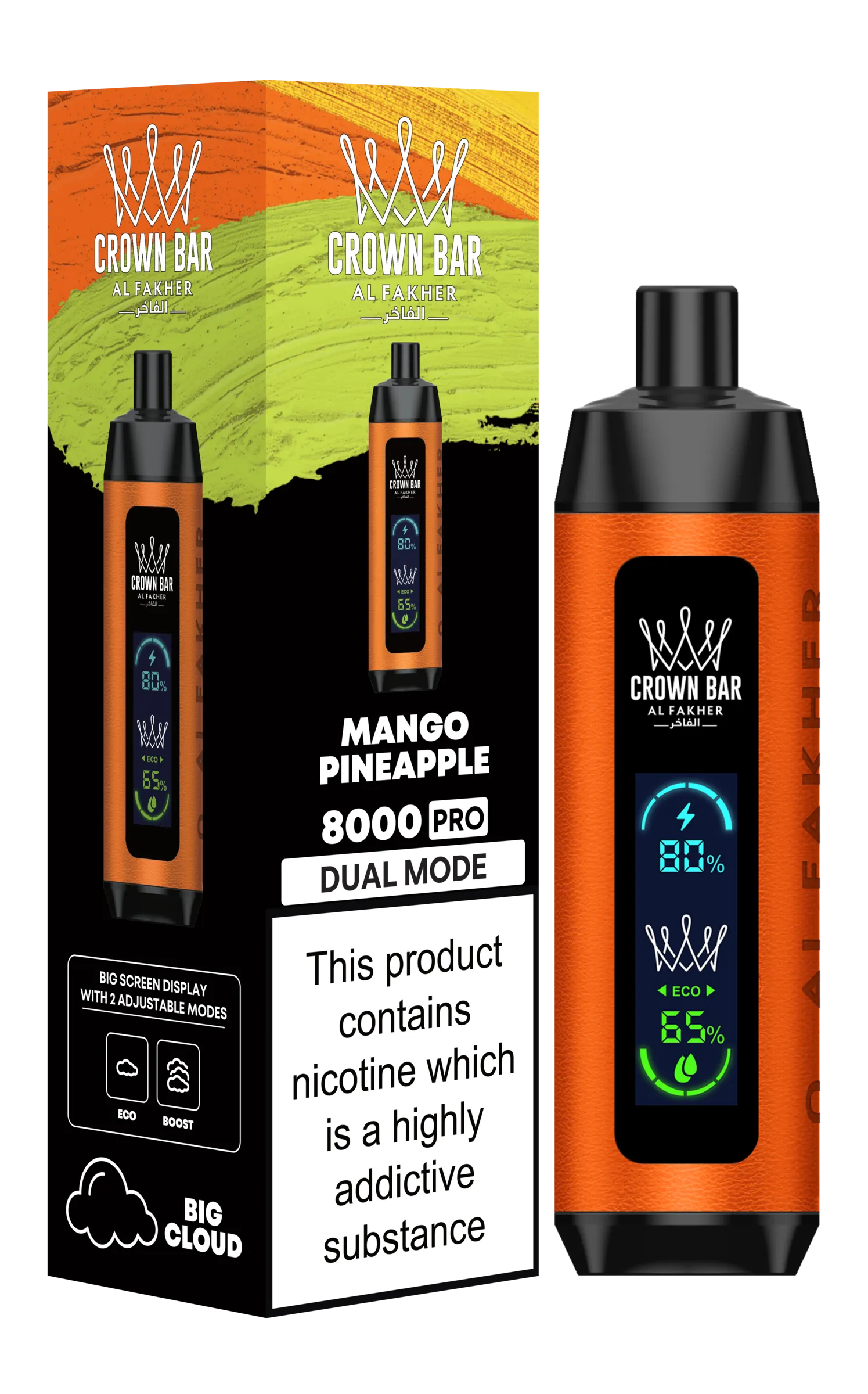 Al Fakher Crown Bar PRO 8000 Puffs