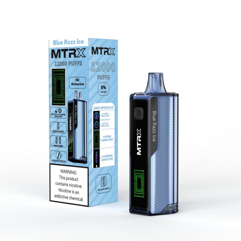 MTRX 12k 12,000 Puff Disposable Device from Vaperdudes MTRX 12k 12,000 Puff Disposable Device from Vaperdudes