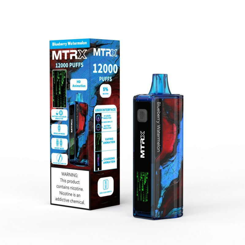 MTRX 12k 12,000 Puff Disposable Device from Vaperdudes MTRX 12k 12,000 Puff Disposable Device from Vaperdudes