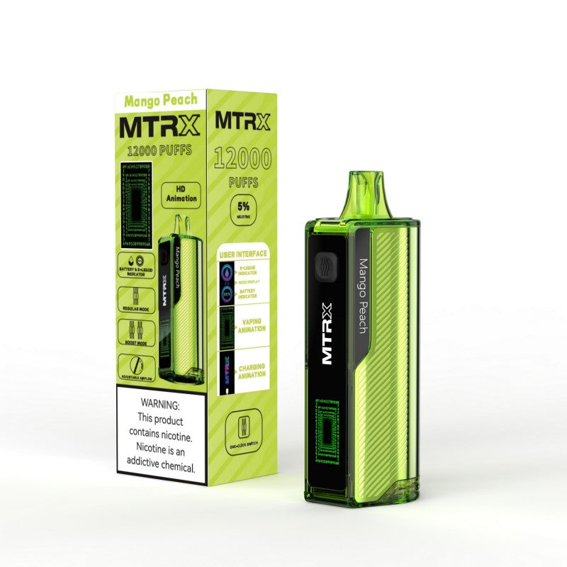 MTRX 12k 12,000 Puff Disposable Device from Vaperdudes MTRX 12k 12,000 Puff Disposable Device from Vaperdudes