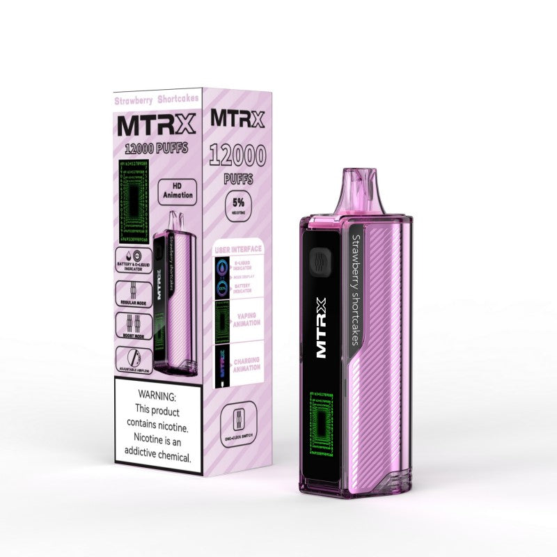 MTRX 12k 12,000 Puff Disposable Device from Vaperdudes MTRX 12k 12,000 Puff Disposable Device from Vaperdudes