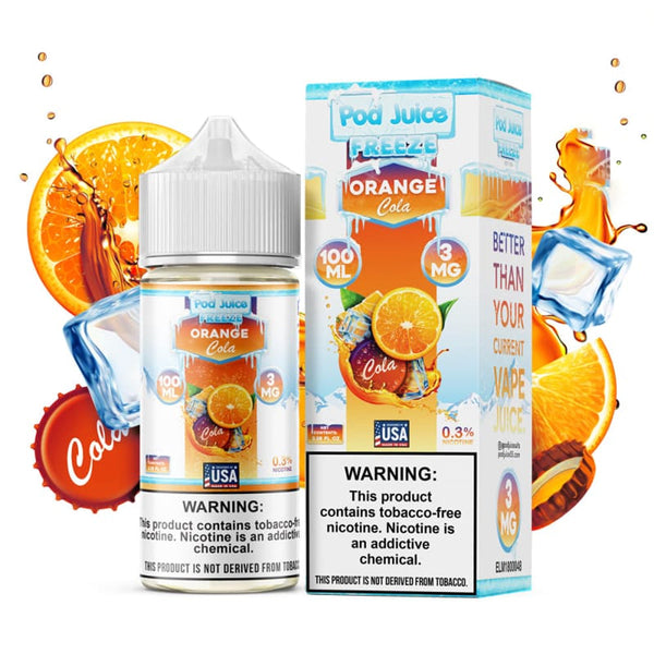 best orange vape juice Cola Freeze By Pod 55 E-Liquids XROS 3 Nano Vape bright light Krāsa:Kiberzelts