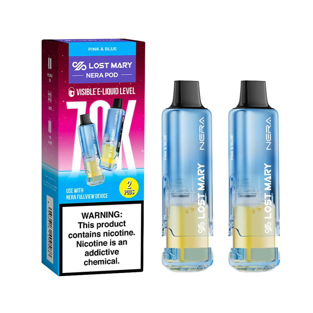 Pink & Blue Lost Mary NERA Fullview 70k (POD)