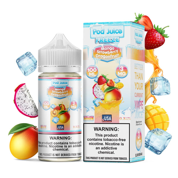 banana strawberry dragon fruit vape juice Mango Dragonfruit Freeze By Pod 55 E-Liquids Flavors:Rainbow Candy Pure Menthol Premix – Internal