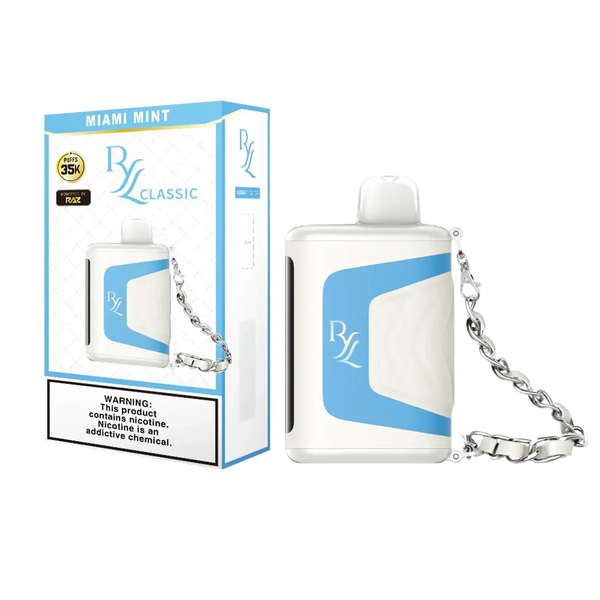 Raz 35k Flavors Miami Mint RYL Classic 35k by RAZ Disposable Vape Raz 35k Flavors Miami Mint RYL Classic 35k by RAZ Disposable Vape