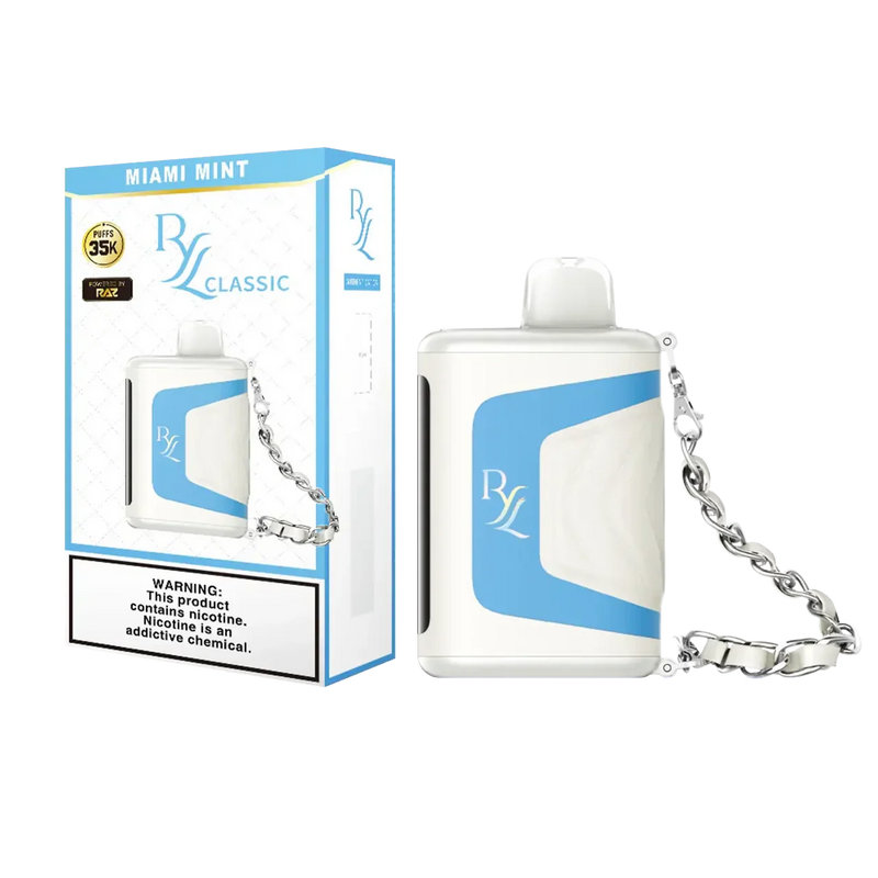 Miami Mint RYL Classic 35k by RAZ Disposable Vape Miami Mint RYL Classic 35k by RAZ Disposable Vape