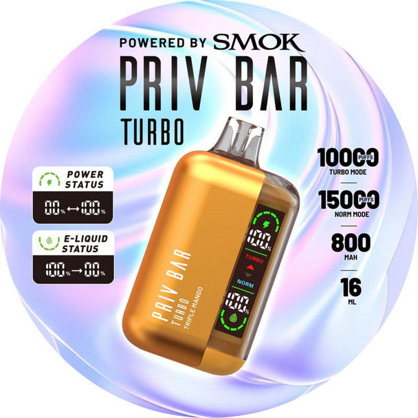 Priv Bar Turbo 15,000 Puffs