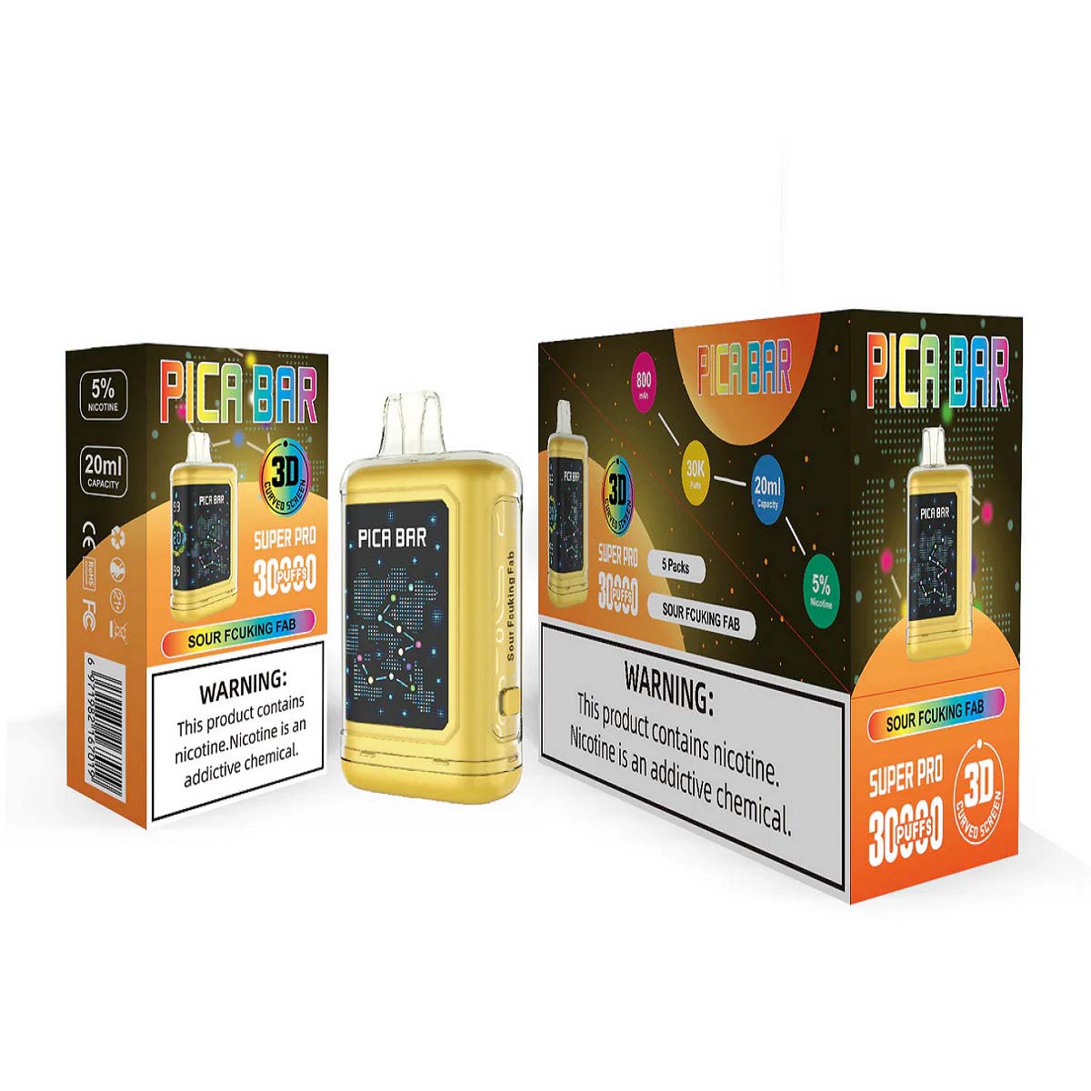 Pica Bar Super Pro 30000 Puffs