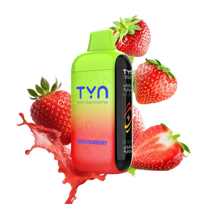 Sour Strawberry TYN 50k Disposable Vape Sour Strawberry TYN 50k Disposable Vape