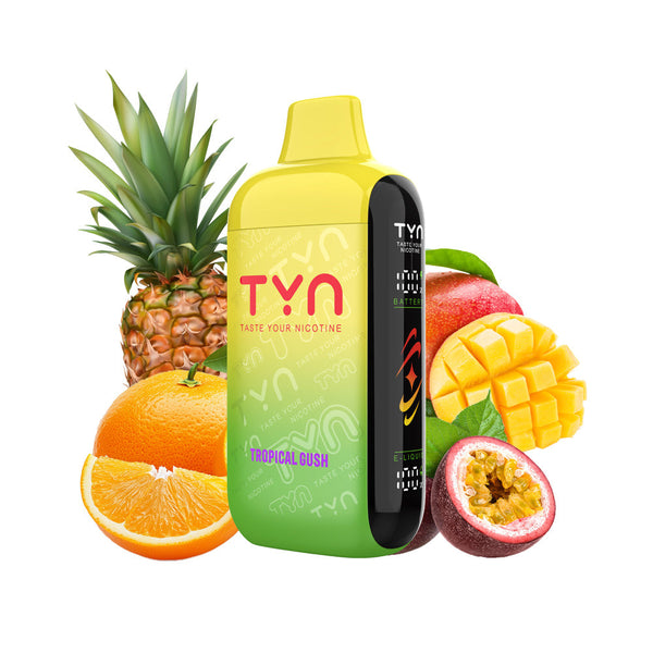 tropical fruit vape juice Gush TYN 50k Disposable Flavor:PEACH BERRY Pod Juice X RAZ Luxe XR Max 2