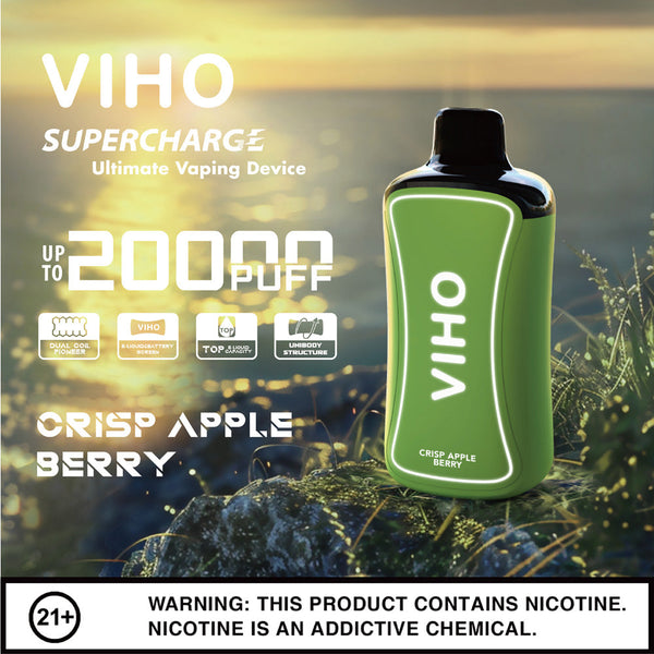 Crisp Apple Berry VIHO Supercharge 20000 Disposable Vape