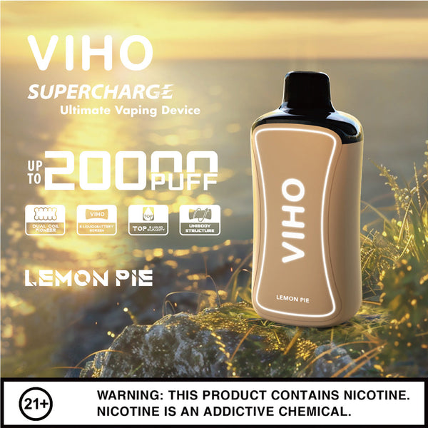 Lemon Pie VIHO Supercharge 20000 Disposable Vape