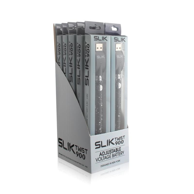 SLIK Twist 900 mAh + USB Charger sold by VPdudes made by SLIK | Tags: all, batteries, e-cig batteries, new, SLIK