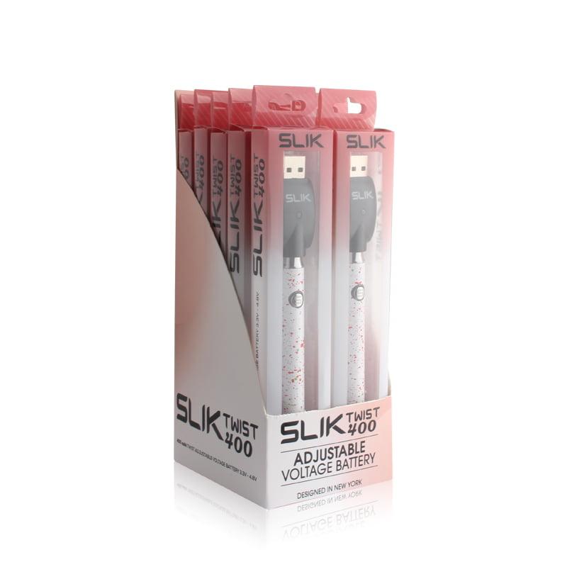 SLIK Twist 400 mAh + USB Charger sold by VPdudes made by SLIK | Tags: all, batteries, e-cig batteries, new, SLIK