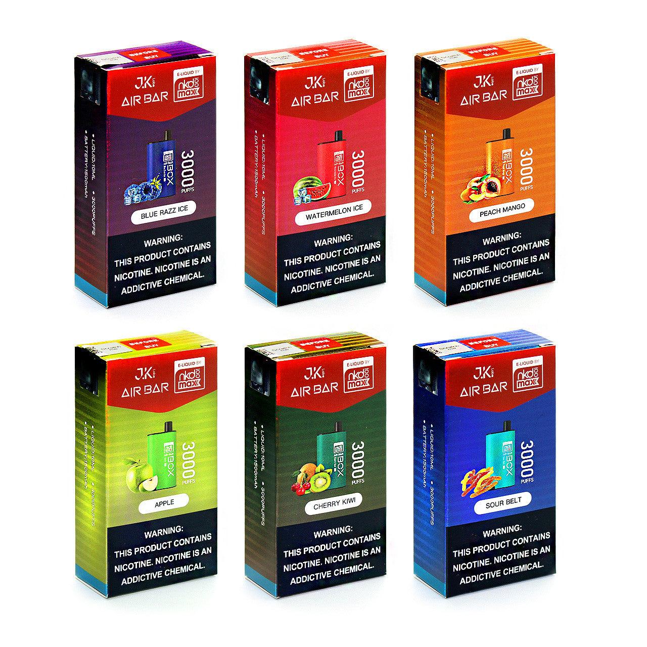 Air Bar Box Nkd100 Max Collab - 3000 Puffs sold by VaperDudes.com made by Air Bar | Tags: Airbar, all, Disposables, featured products, new, NKD