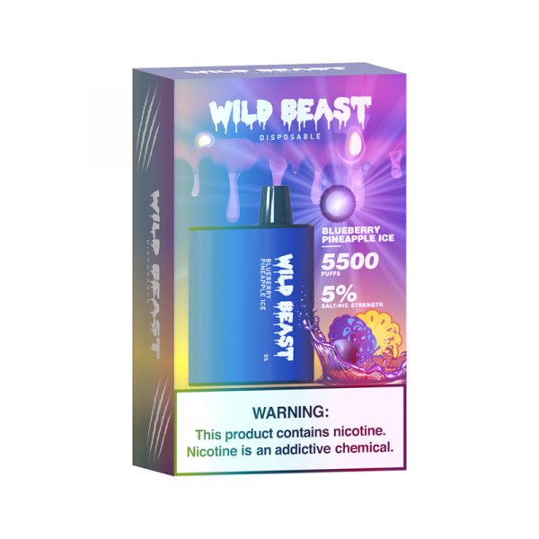 Wild Beast 5,500 Puffs sold by VPdudes made by Wild Beast | Tags: all, Disposables, new, wild beast