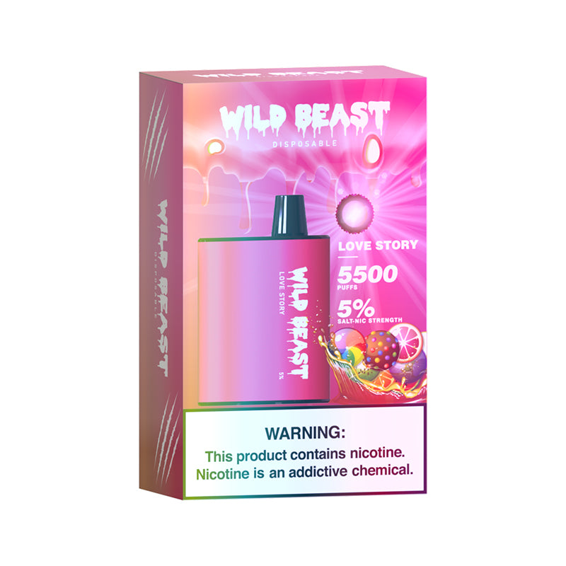 Wild Beast 5,500 Puffs sold by VPdudes made by Wild Beast | Tags: all, Disposables, new, wild beast