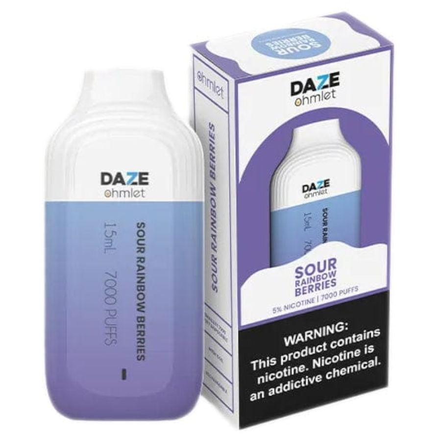 7 nicotine disposable vape 7 Daze Ohmlet 7000 Puffs