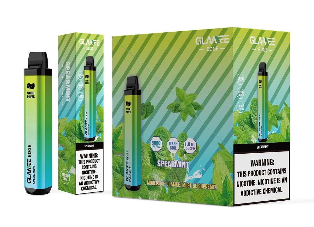 Glamee Edge 5000 Puffs Vapes: Prefilled Juice, 5% NIC | Disposable Vape Device Glamee Edge 5000 Puffs Vapes: Prefilled Juice, 5% NIC | Disposable Vape Device