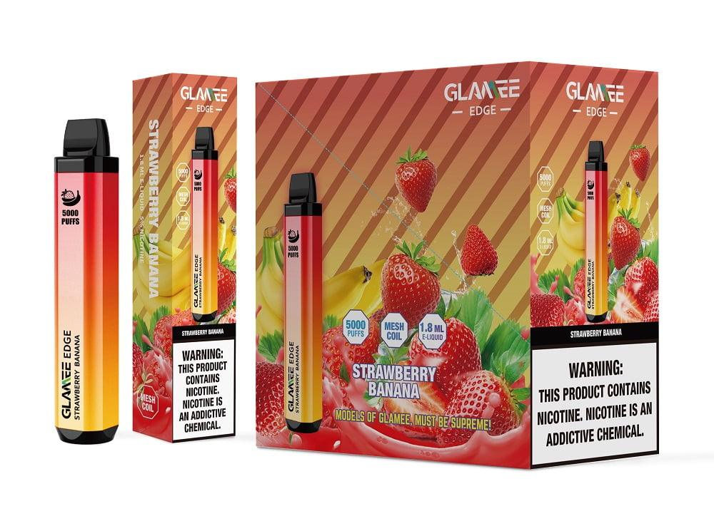 Glamee Edge 5000 Puffs Vapes: Prefilled Juice, 5% NIC | Disposable Vape Device Glamee Edge 5000 Puffs Vapes: Prefilled Juice, 5% NIC | Disposable Vape Device