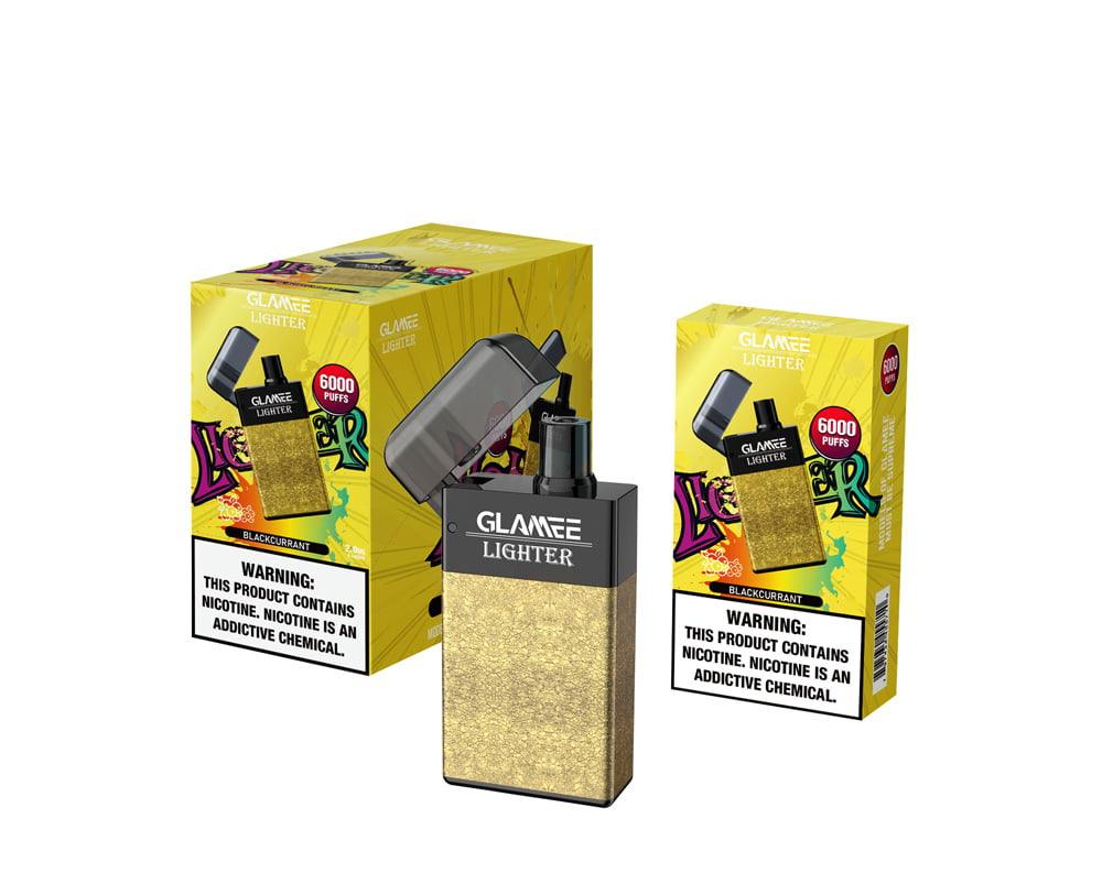Glamee Lighter 6000 Puffs Disposable Vape 