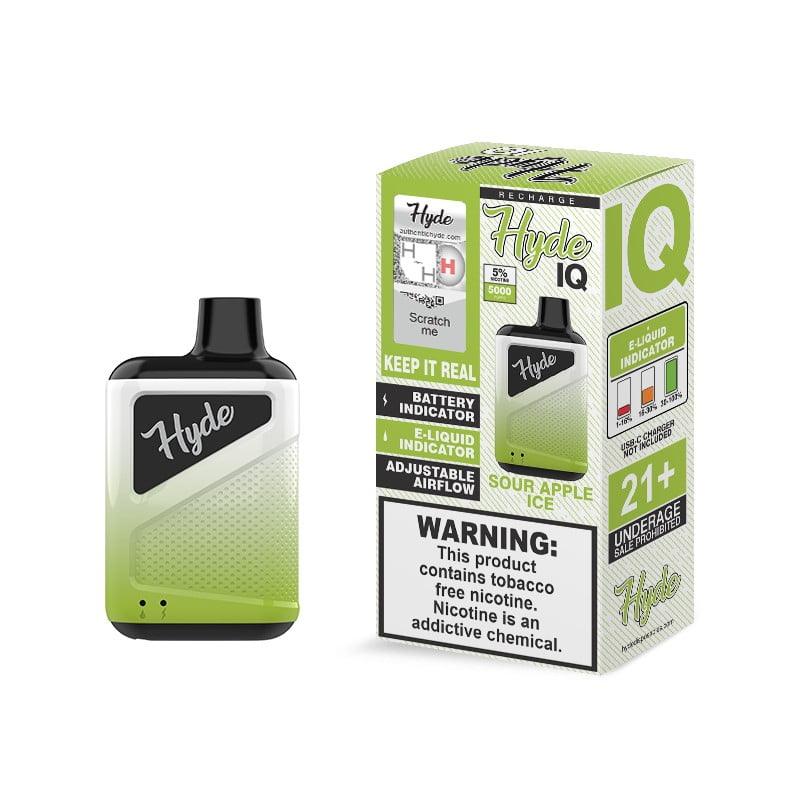Hyde Disposable Vape Rechargeable Hyde IQ Recharge 5000 Puffs: 21 Flavours Hyde Disposable Vape Rechargeable Hyde IQ Recharge 5000 Puffs: 21 Flavours
