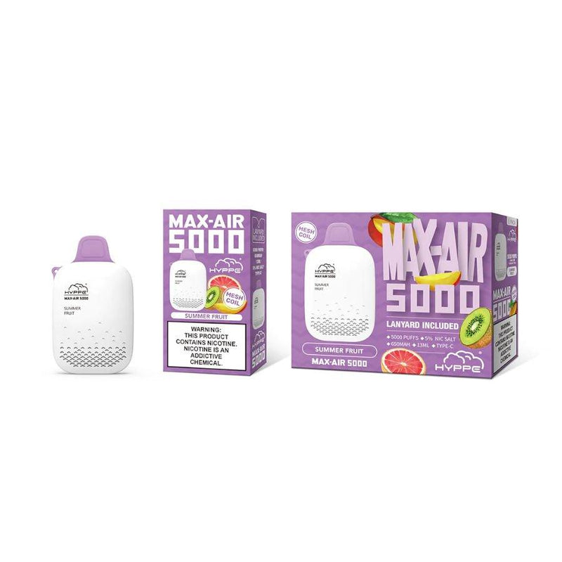 HYPPE Max-Air 5000 Puffs sold by VPdudes made by Hyppe | Tags: all, Disposables, Hyppe, HYPPE Bar, new