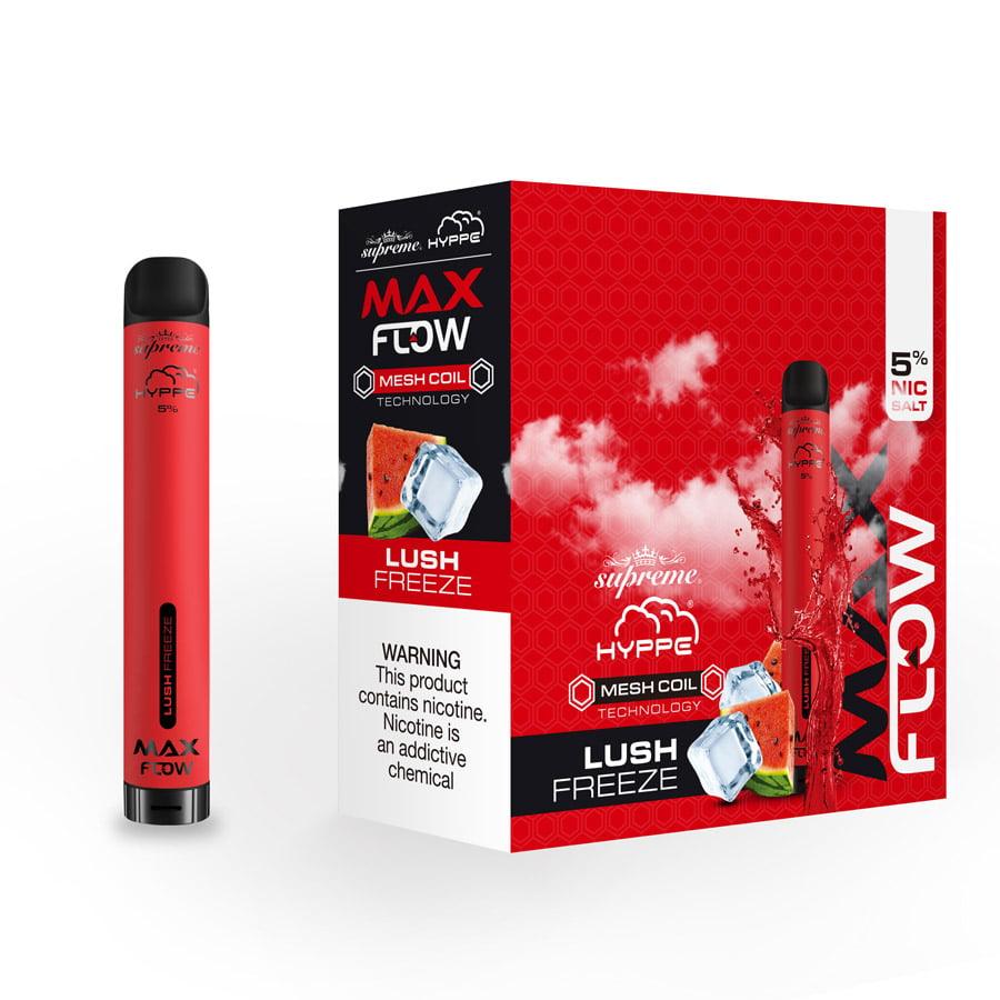 Hyppe Max Flow 2,000 Puffs: 15 Flavours, 900mAh Battery Hyppe Max Flow 2,000 Puffs: 15 Flavours, 900mAh Battery