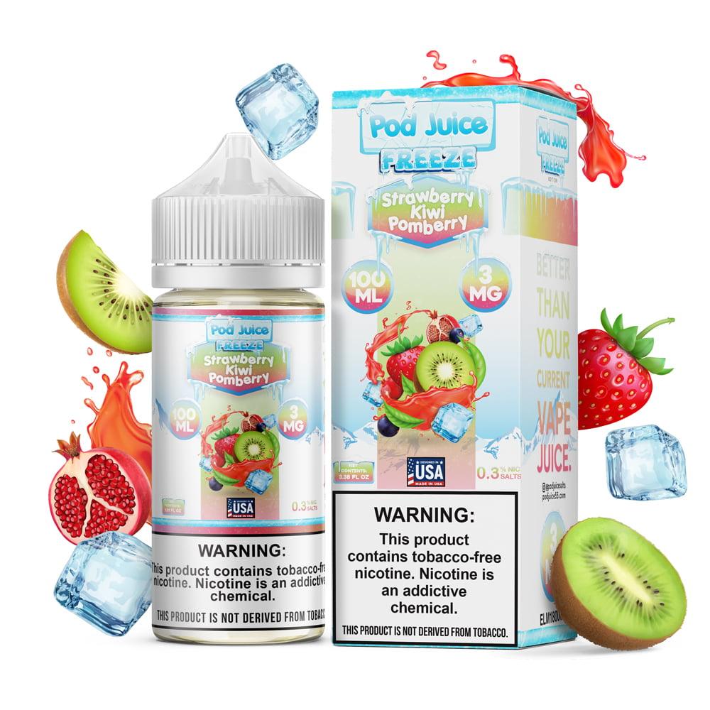 Pod Juice E-Liquids: 55mg/35mg Salt NIC, 43 Flavors Pod Juice E-Liquids: 55mg/35mg Salt NIC, 43 Flavors
