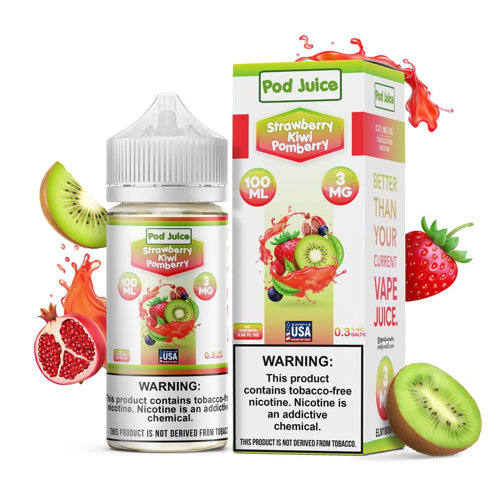 Pod Juice E-Liquids: 55mg/35mg Salt NIC, 43 Flavors Pod Juice E-Liquids: 55mg/35mg Salt NIC, 43 Flavors