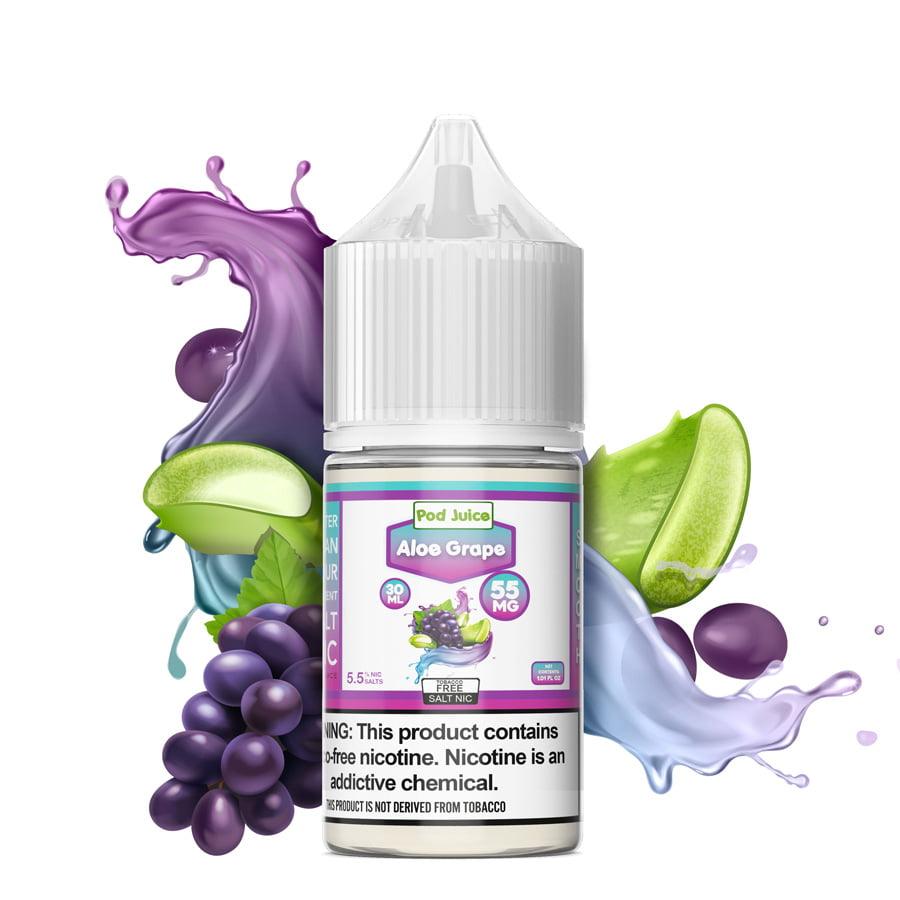 Pod Juice E-Liquids: 55mg/35mg Salt NIC, 43 Flavors Pod Juice E-Liquids: 55mg/35mg Salt NIC, 43 Flavors