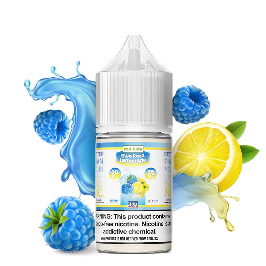 Pod Juice E-Liquids: 55mg/35mg Salt NIC, 43 Flavors Pod Juice E-Liquids: 55mg/35mg Salt NIC, 43 Flavors
