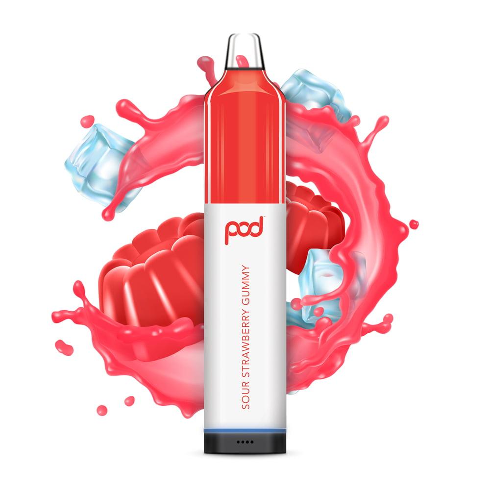 Pod Mesh 5,500 puffs sold by VPdudes made by Pod Juice | Tags: all, Disposables, pod mesh
