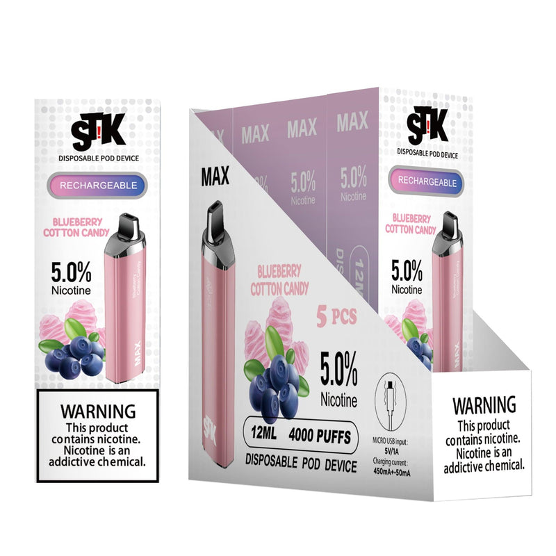 STiK Max by HQD 4000 Puffs sold by VPdudes made by HQD | Tags: all, Disposables, ST!K, St!k Max, Stik