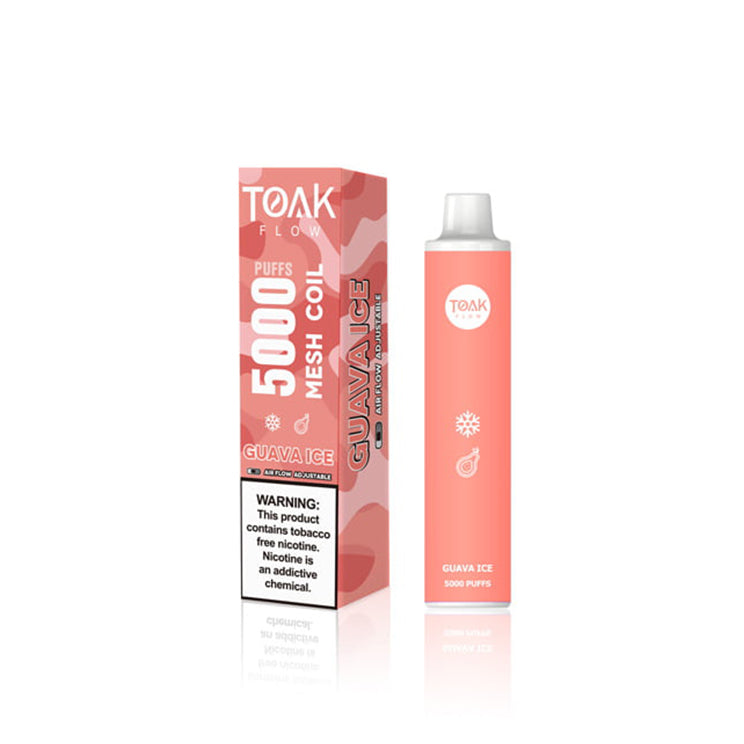 TOAK Flow 5,000 Puffs sold by VPdudes made by Mighty Vapors | Tags: Disposables, Mighty Vapors, new, TOAK Flow