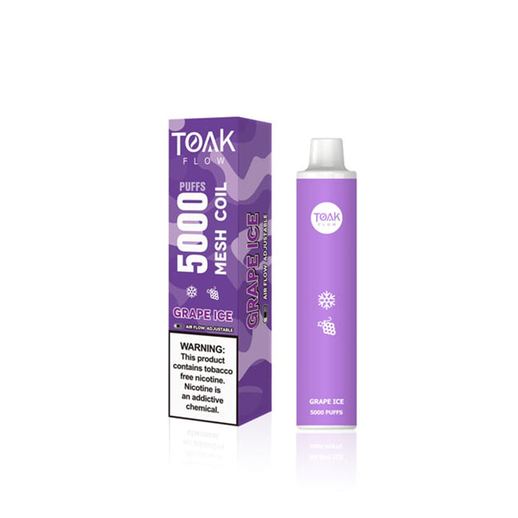 TOAK Flow 5,000 Puffs sold by VPdudes made by Mighty Vapors | Tags: Disposables, Mighty Vapors, new, TOAK Flow