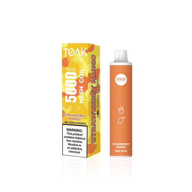 TOAK Flow 5,000 Puffs sold by VPdudes made by Mighty Vapors | Tags: Disposables, Mighty Vapors, new, TOAK Flow