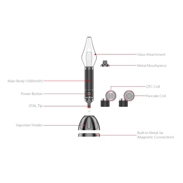 Yocan Falcon 6 in 1 Vaporizer sold by VPdudes made by Yocan | Tags: all, batteries, e-cig batteries, vape mods, Vaporizers, Yocan